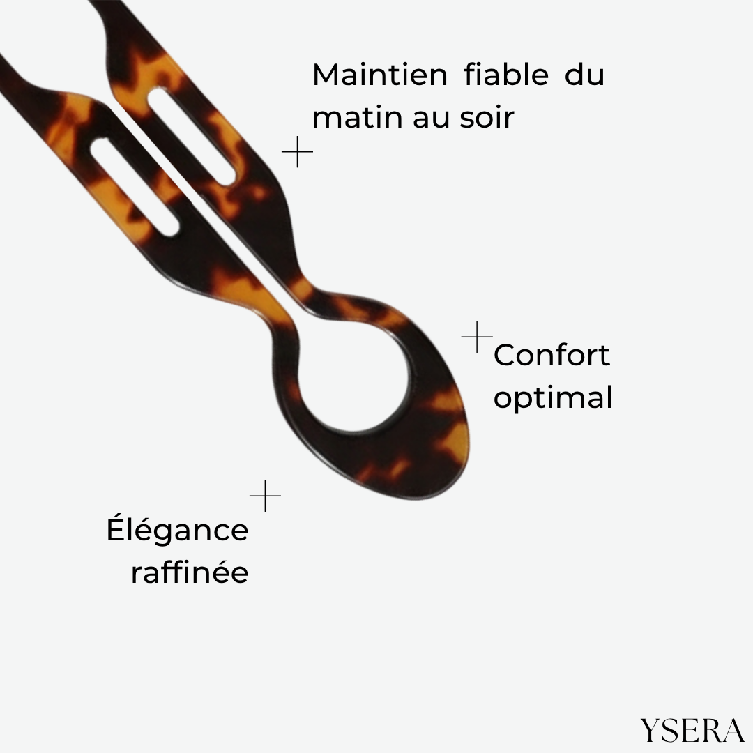 Épingle Élégance - Pack de 3 (Havana)